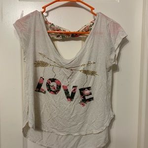 Crop Top with Bow Back